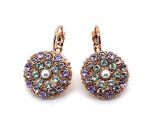 Earrings By Mariana Woman Adorable Violet and Chrysolite Swarovski Crystals