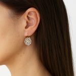 Earrings By Mariana Woman Adorable Violet and Chrysolite Swarovski Crystals - Image 3