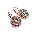 Earrings By Mariana Woman Adorable Violet and Chrysolite Swarovski Crystals - Image 4