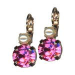 Earrings by Mariana Woman Lovely Rose and Pearl Swarovski Crystals