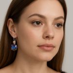 Earrings by Mariana Woman Exquisite Twilight and Golden Swarovski Crystals - Image 3