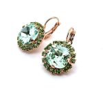 Earrings by Mariana Woman Adorable Peridot and Chrysolite Swarovski Crystals - Image 2