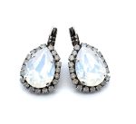 Earrings by Mariana Woman Opulent White Opal Swarovski Crystals