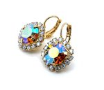 Earrings By Mariana Woman Glitzy AB and Moonlight Swarovski Crystals - Image 2