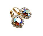 Earrings By Mariana Woman Glitzy AB and Moonlight Swarovski Crystals - Image 3
