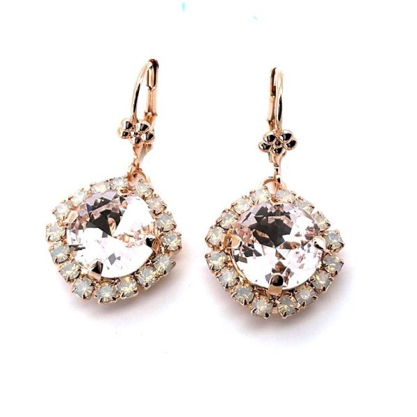 Earrings by Mariana Woman Timeless Clear and Opal Swarovski Crystals