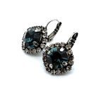 Earrings By Mariana Woman Alluring Montana and Clear Swarovski Crystals - Image 2