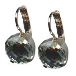 Earrings by Mariana Woman Faceted Clear Swarovski Crystals