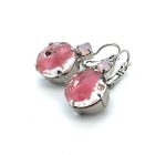 Earrings By Mariana Woman Sassy Rose Quartz Swarovski Crystals - Image 2