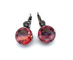 Earrings By Mariana Woman Stunning Sherry Quartz and Silverlight Swarovski Crystals