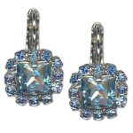 Earrings by Mariana Woman Gorgeous Aquamarine and Sapphire Swarovski Crystals - Image 3