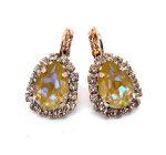 Earrings By Mariana Woman Classy Sun Kissed Sunset and Topaz Swarovski Crystals - Image 2