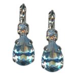 Mariana Earrings Charming Aquamarine Swarovski Crystals Living Dreams and Visions Coll. - Image 3