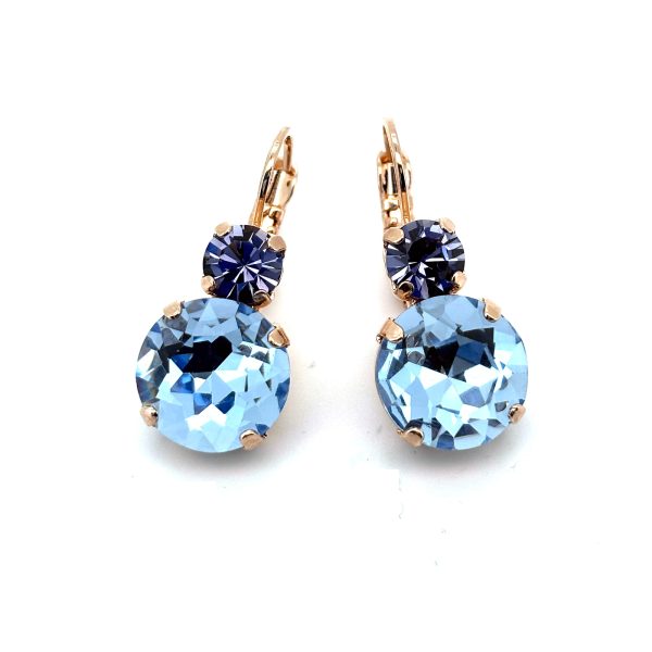 Earrings by Mariana Woman Exquisite Sapphire and Tanzanite Swarovski Crystals