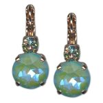 Earrings by Mariana Woman Gorgeous Peridot Swarovski Crystals - Image 3