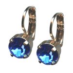 Earrings by Mariana Woman Elegant Sapphire Swarovski Crystals - Image 2