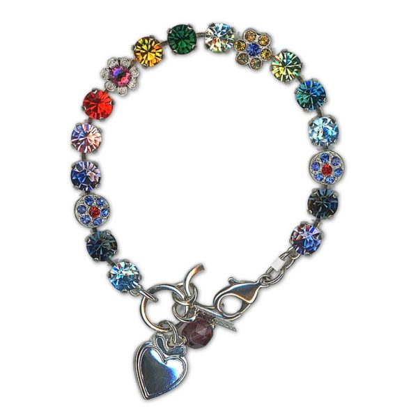 Bracelet by Mariana Woman Sassy Multi Colored Swarovski Crystals