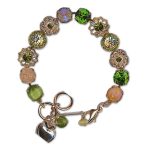 Bracelet by Mariana Woman Glamorous Emerald and Horizon Swarovski Crystals - Image 2