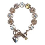 Bracelet by Mariana Woman Exquisite Moonlight and Jonquil Swarovski Crystals