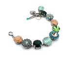 Bracelet By Mariana Woman Elegant Erinite and Rose Swarovski Crystals - Image 4
