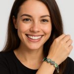 Bracelet By Mariana Woman Elegant Erinite and Rose Swarovski Crystals - Image 3