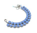 Bracelet by Mariana Woman Two-Tier Blue Opal Swarovski Crystals - Image 4