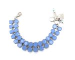 Bracelet by Mariana Woman Two-Tier Blue Opal Swarovski Crystals - Image 2
