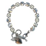 Bracelet by Mariana Woman Classy Pearl and Clear Swarovski Crystals - Image 3
