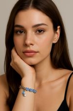 Bracelet By Mariana Woman Charming Blue Opal Swarovski Crystals - Image 3