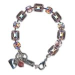 Bracelet by Mariana Woman Lovely Rose and Astral Pink Swarovski Crystals - Image 3
