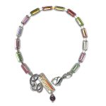 Bracelet by Mariana Woman Sleek Multi Color Swarovski Crystals - Image 2