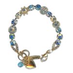 Bracelet by Mariana Woman Gorgeous Sapphire and Moonlight Swarovski Crystals