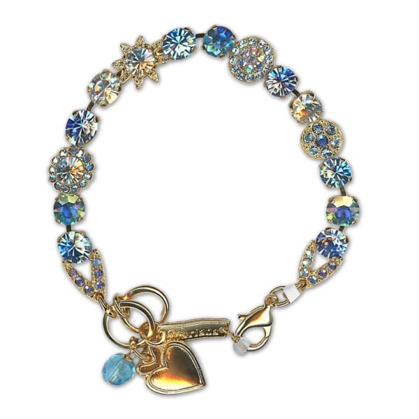 Bracelet by Mariana Woman Gorgeous Sapphire and Moonlight Swarovski Crystals
