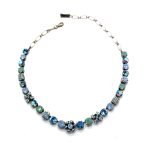 Necklace By Mariana Perfect Sapphire and Air Blue Opal Swarovski Crystals
