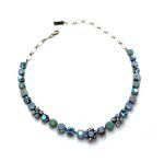 Necklace By Mariana Perfect Sapphire and Air Blue Opal Swarovski Crystals - Image 3
