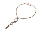 Necklace Pendant By Mariana Elegant White Opal and Chalk White Swarovski Crystals - Image 2
