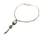 Necklace Pendant By Mariana Classic Pacific Opal and Peridot Swarovski Crystals - Image 2