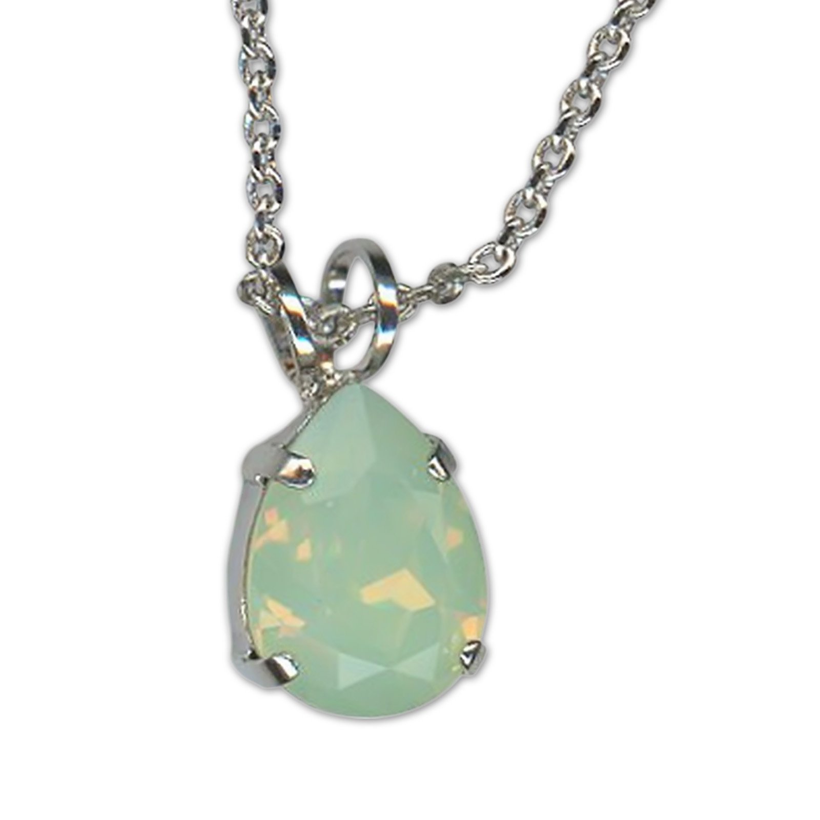 N-5312-1-294-RO (1) Necklace Pendant by Mariana Woman Timeless Chrysolite Swarovski Crystals - Image 1
