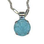 Necklace Pendant by Mariana Woman Precious Aquamarine Ice Swarovski Crystals - Image 3
