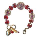 Bracelet by Mariana Woman Stunning Siam and AB Swarovski Crystals - Image 3