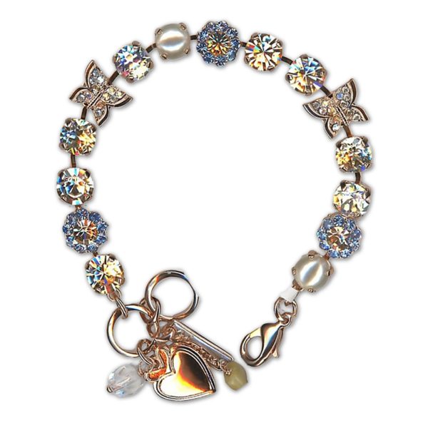 Bracelet by Mariana Woman Timeless Pearl and Moonlight Swarovski Crystals
