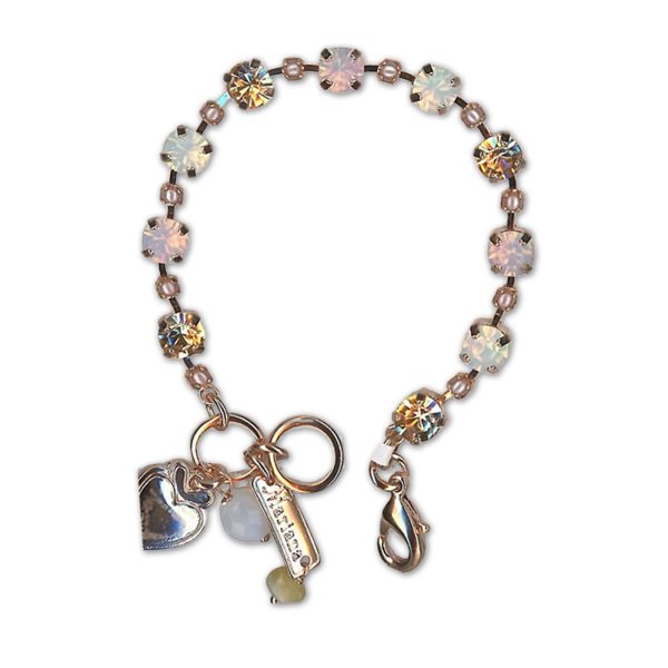 Bracelet by Mariana Woman Sassy Pearl and Opal Swarovski Crystals
