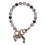 Bracelet by Mariana Woman Alluring Amethyst and Lavender Swarovski Crystals - Image 3