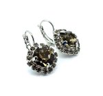Earrings by Mariana Woman Classy Black Diamond Swarovski Crystals - Image 3