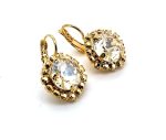 Earrings by Mariana Woman Exquisite Clear and Aurum Swarovski Crystals - Image 3
