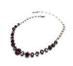 Necklace by Mariana Woman Exquisite Purple and Fuchsia Swarovski Crystals - Image 3