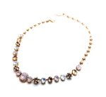 Necklace by Mariana Woman Lovely Rose and Champagne Swarovski Crystals - Image 2