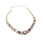 Necklace by Mariana Woman Lovely Rose and Champagne Swarovski Crystals - Image 3