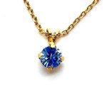 Necklace Pendant by Mariana Woman Chic Sapphire Swarovski Crystals