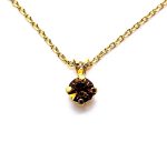 Necklace Pendant by Mariana Woman Gorgeous Topaz Swarovski Crystals